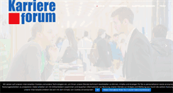 Desktop Screenshot of karriereforum.eu